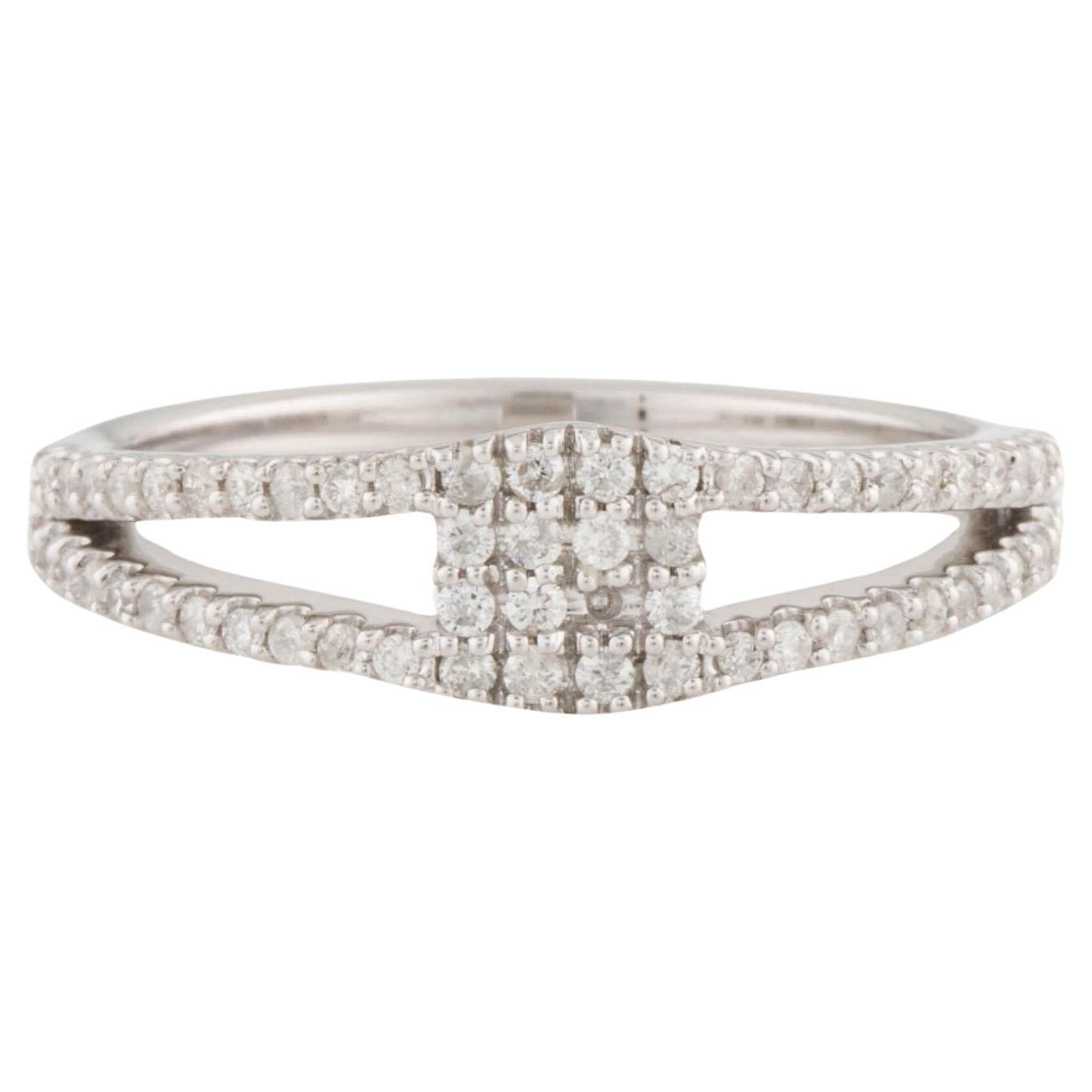 Bague à diamant 14K - Taille 7 - Elegance Classic & Timeless - Luxury Jewelry