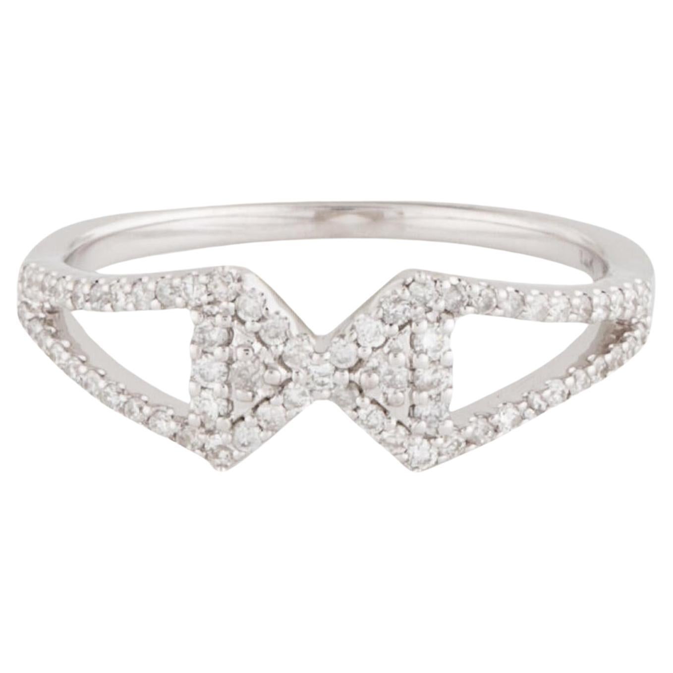 14K Diamond Band Ring - Size 6.25 - Classic Elegance & Timeless Sparkle - Luxury For Sale