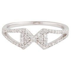 Bague à diamant 14K - Taille 6.25 - Elegance Classic & Timeless Sparkle - Luxury