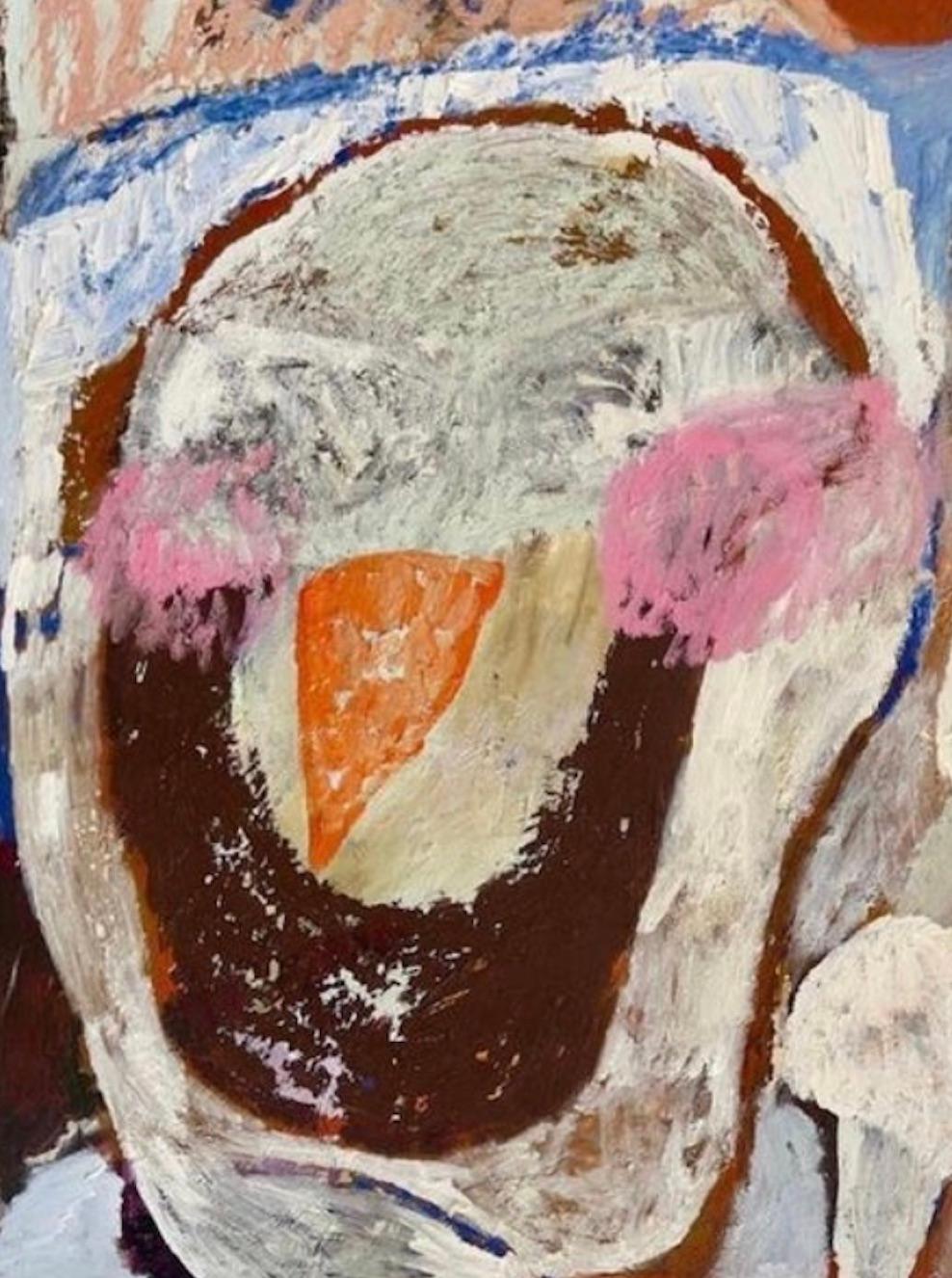 Schneemann von Natalie Steer (Australisch) im Angebot