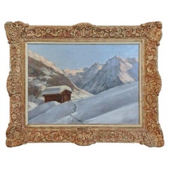 Snowy Landscape, Klosters Cavadurli, Silvretta, Switzerland