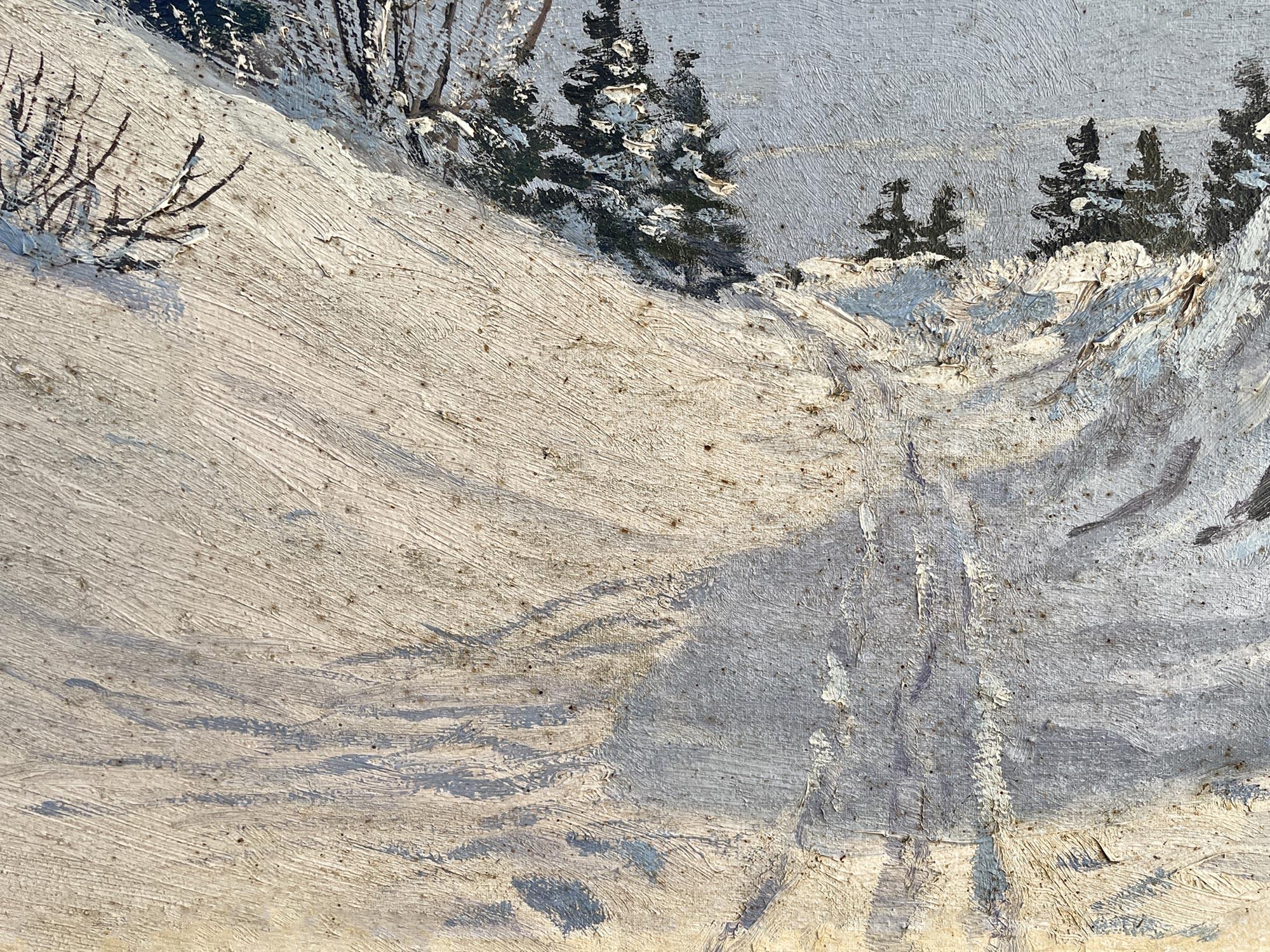 Huile sur toile de Paul Schuler - Dolomites 1930 en vente 6