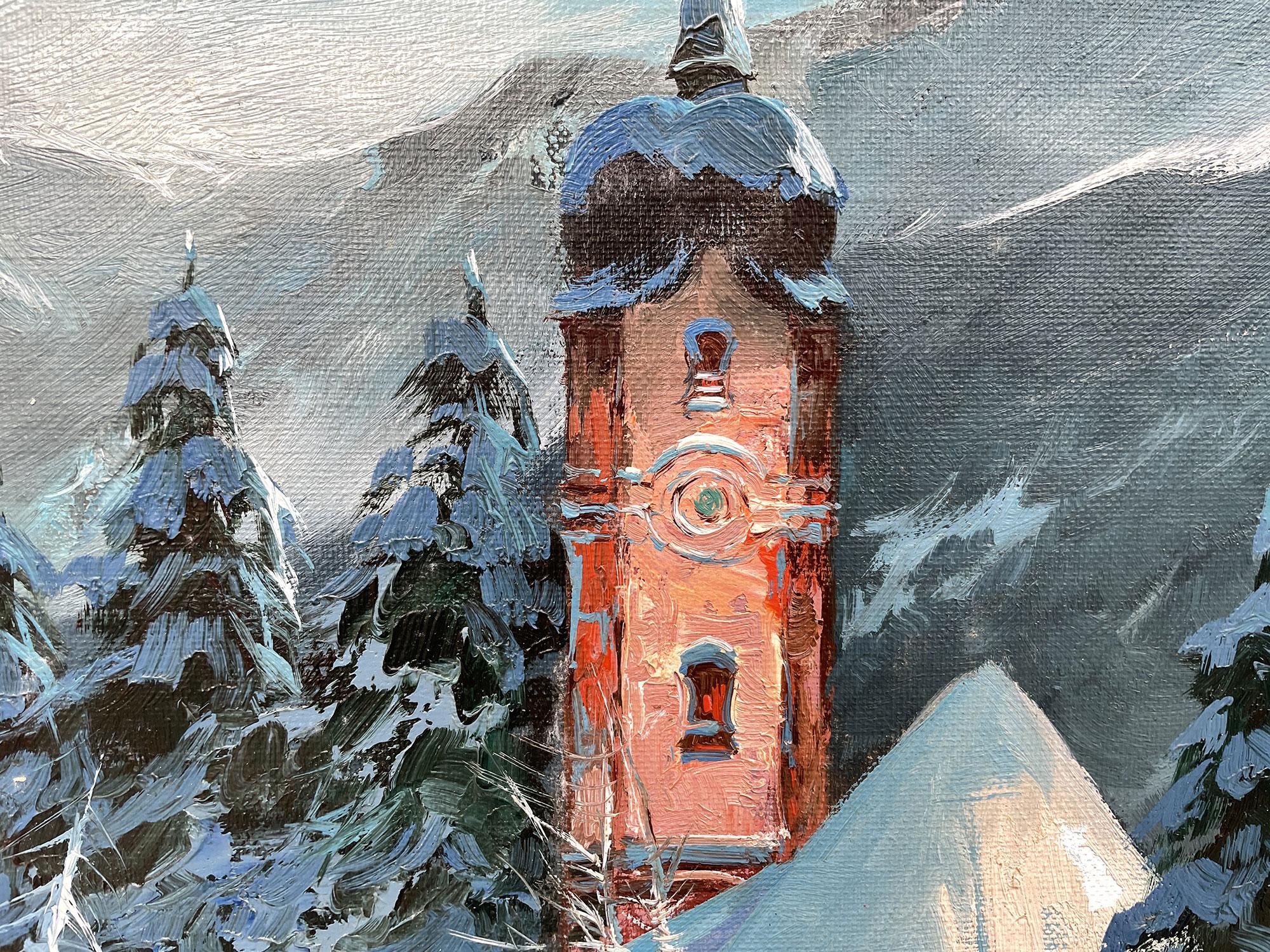 Snowy Mountain Country by Arno Lemke - 1950 Germany 2