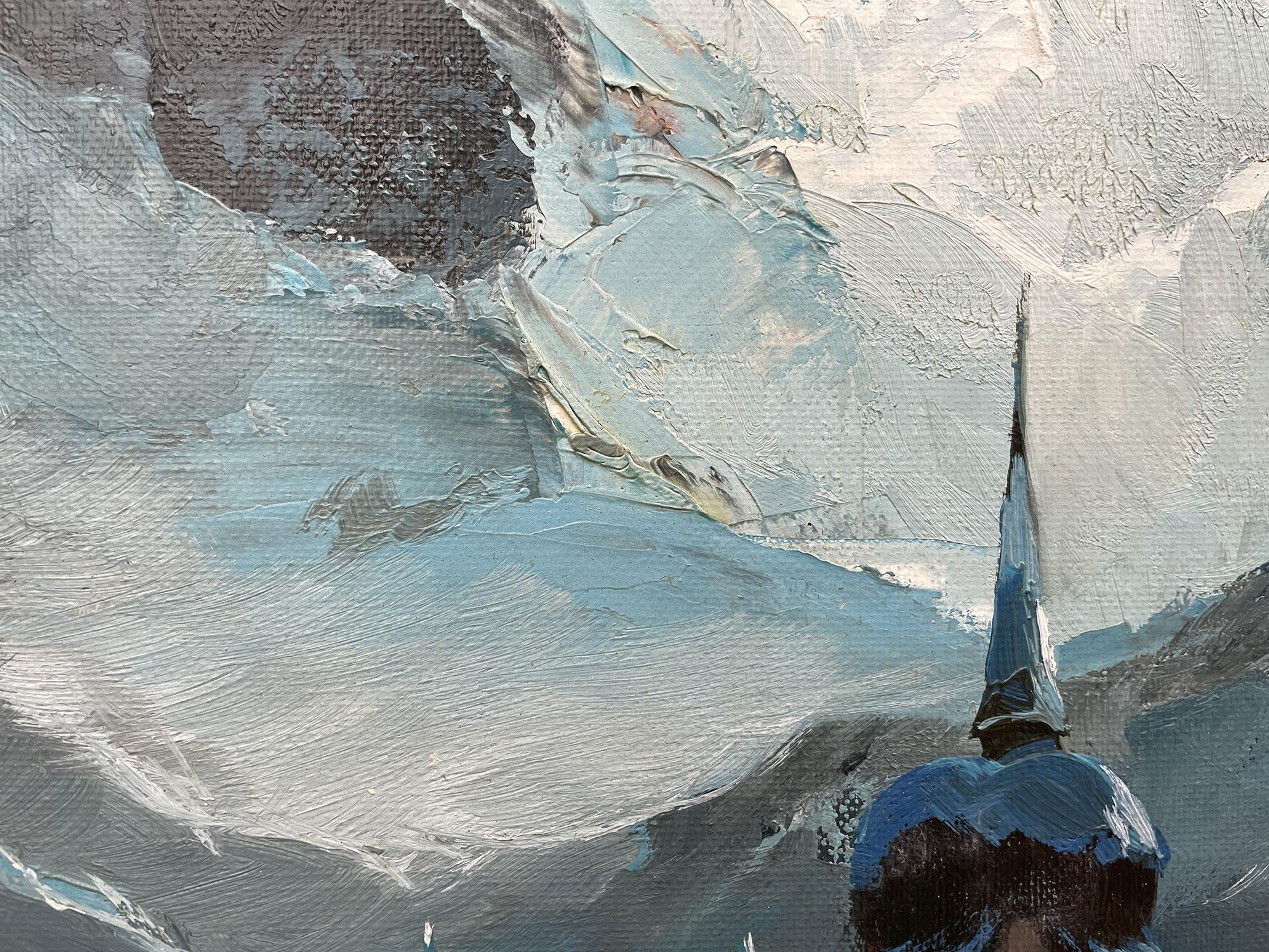 Snowy Mountain Country by Arno Lemke - 1950 Germany 3