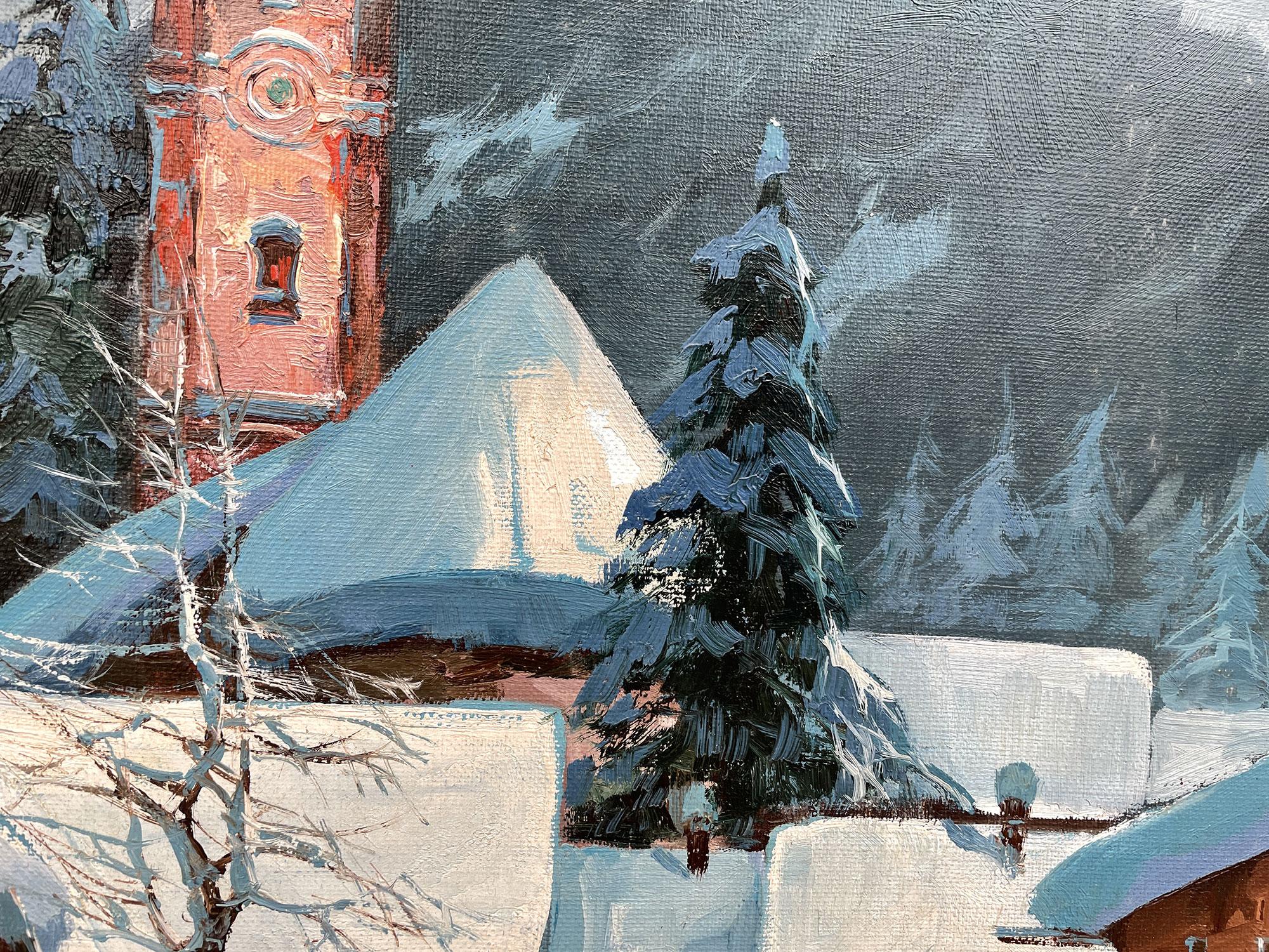 Snowy Mountain Country by Arno Lemke - 1950 Germany 5