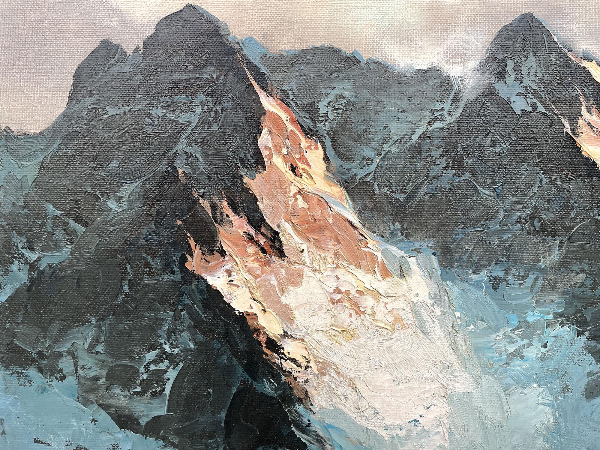 Snowy Mountain Country by Arno Lemke - 1950 Germany 7