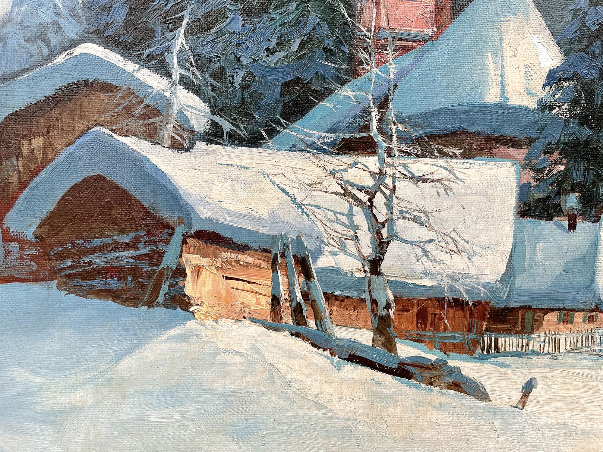 Snowy Mountain Country by Arno Lemke - 1950 Germany 1