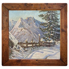 Snowy Mountains Landscape - Wilhelm Ullrich - 1943