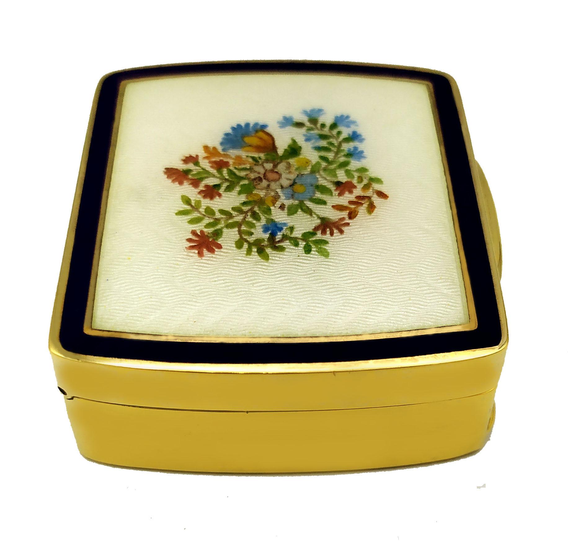 Other Snuff Box with 2 slightly rounded sides Sterling Silver Salimbeni For Sale