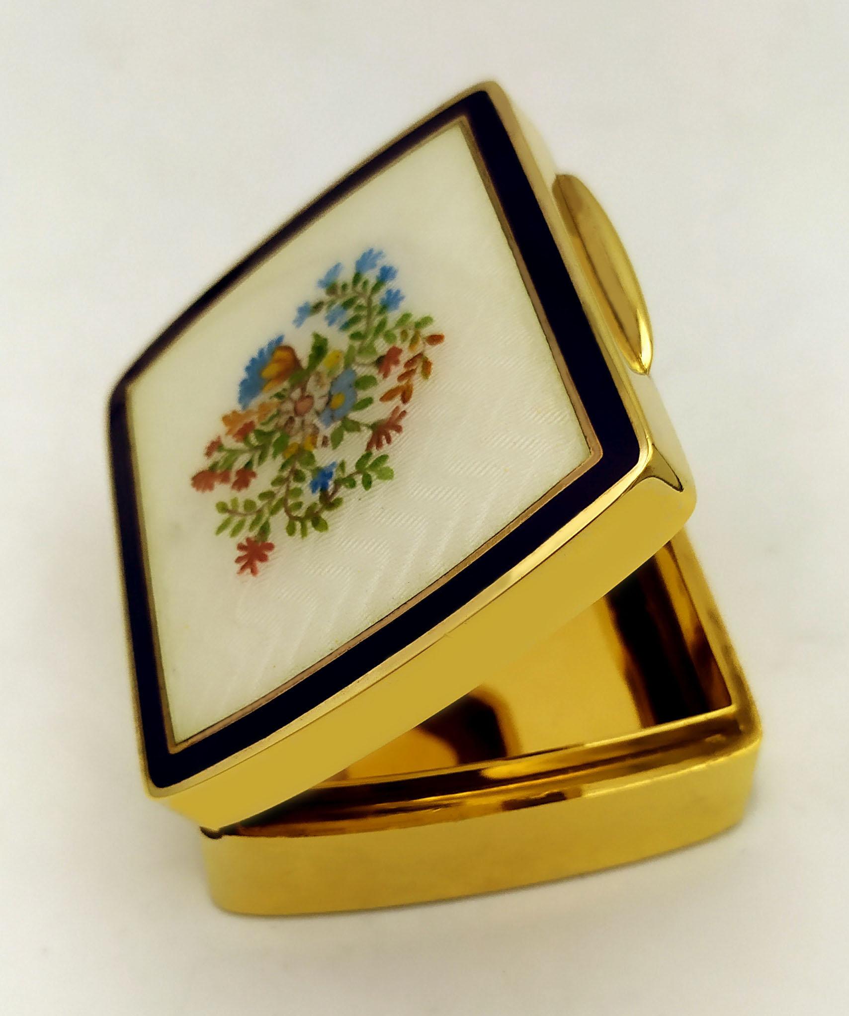 Snuff Box with 2 slightly rounded sides Sterling Silver Salimbeni In Excellent Condition For Sale In Firenze, FI