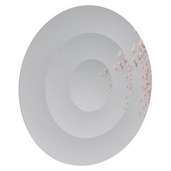 "So Glad To See You Here" Circle Small Surreal Reflection Mirror