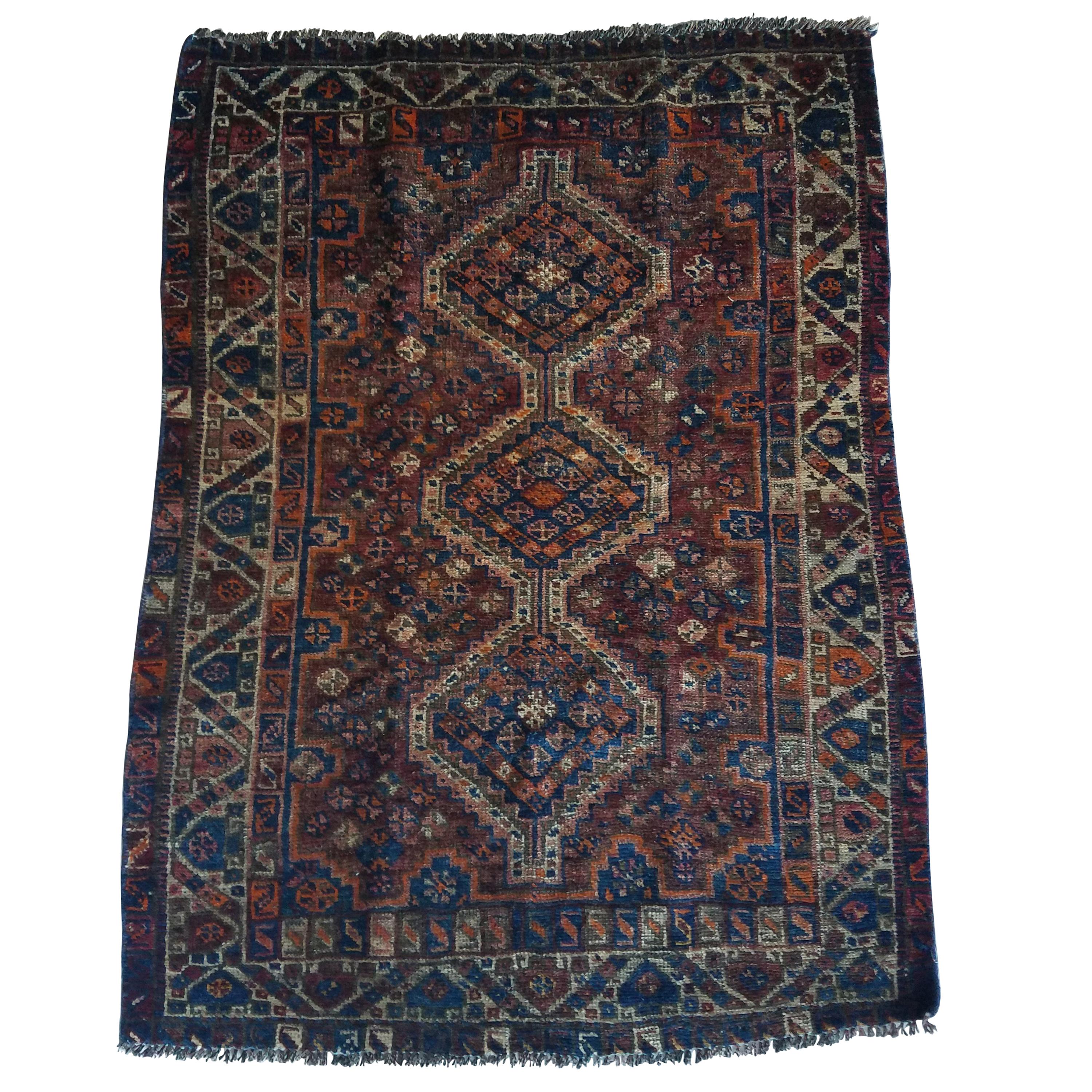 So Stunning Oriental Tribal Area Rug, Sar 4 For Sale