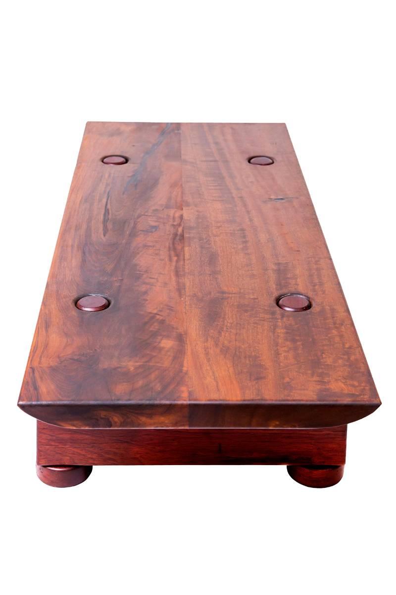 Brazilian São Xico Double Side Reclaimed Wood Table, woodworking brazilian design For Sale