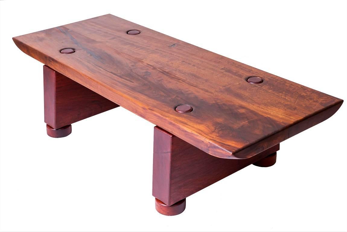Joinery São Xico Double Side Reclaimed Wood Table, woodworking brazilian design For Sale