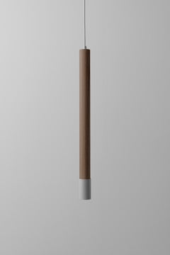 Lampe suspendue SO6 gris chocolat de +kouple