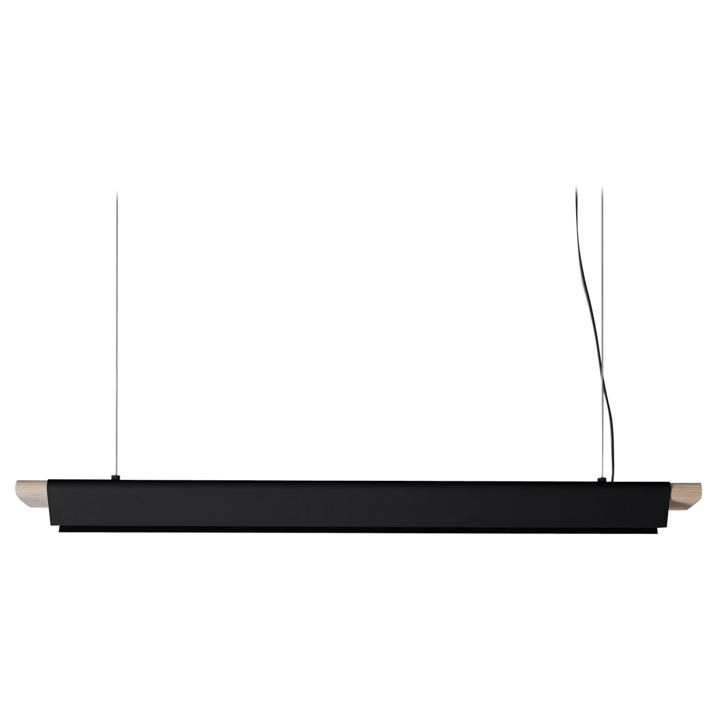 Lampada a sospensione SO8 nera di +kouple
