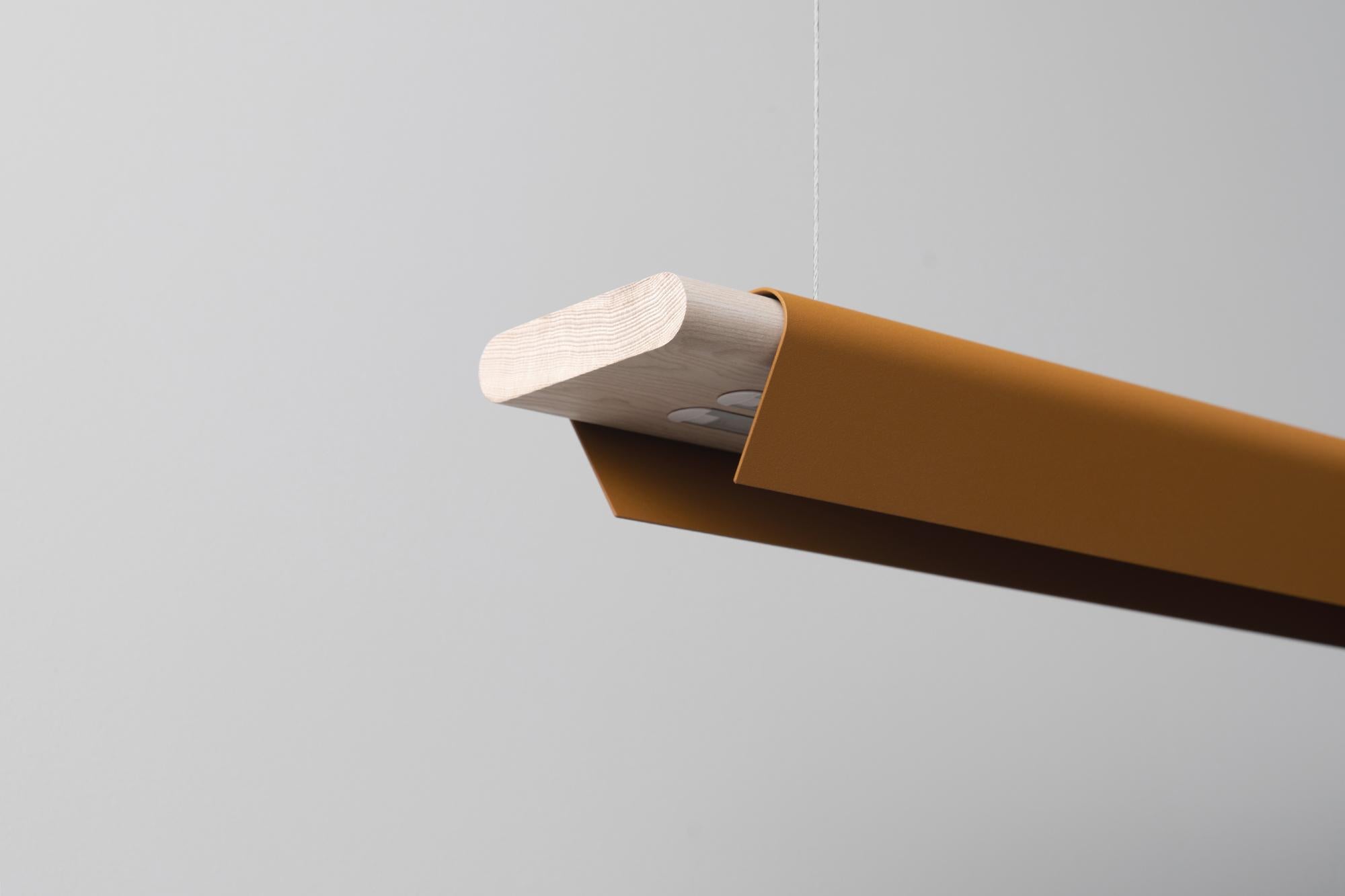 XXI secolo e contemporaneo Lampada a sospensione SO8 White di +kouple in vendita