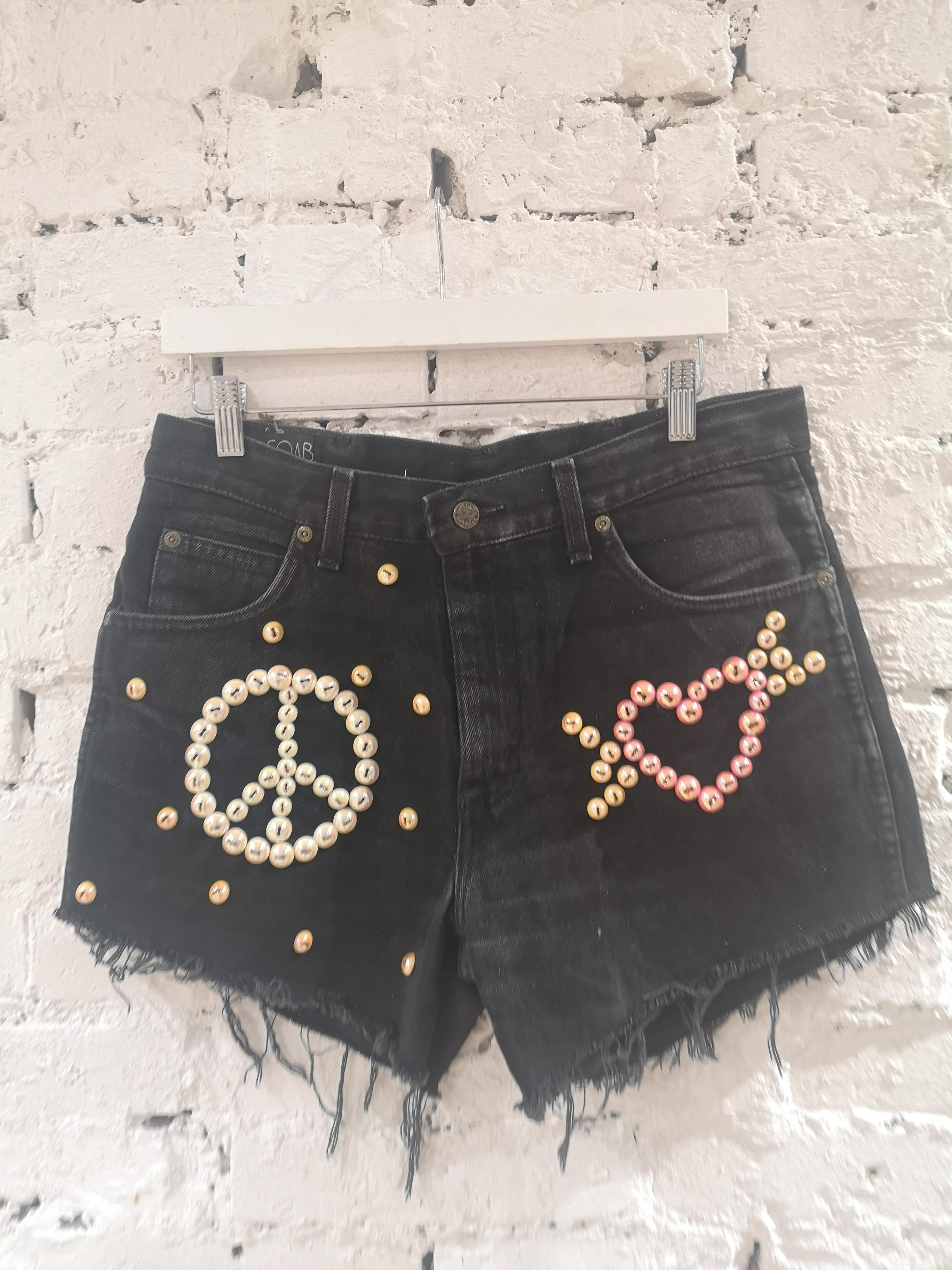 SOAB black cotton beads shorts 6
