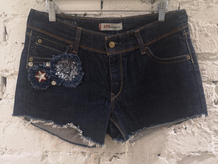SOAB blue shorts For Sale at 1stDibs