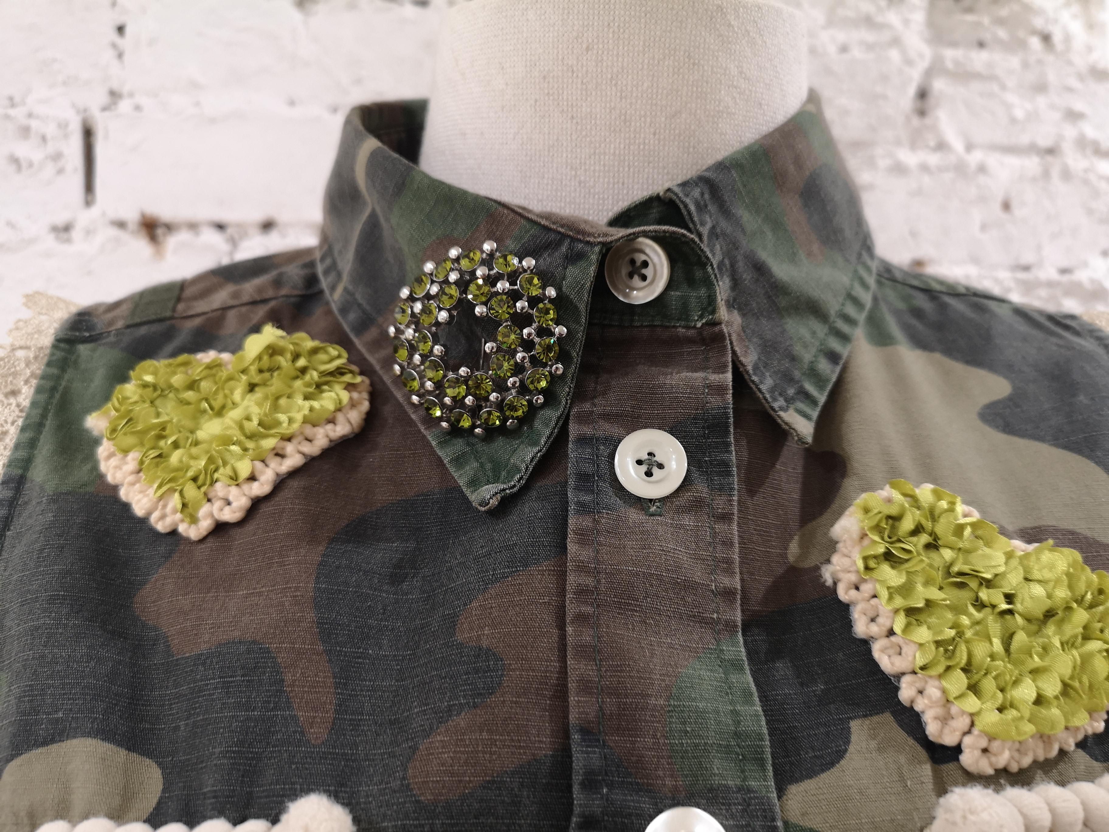 SOAB Camouflage swarovski gilet 9