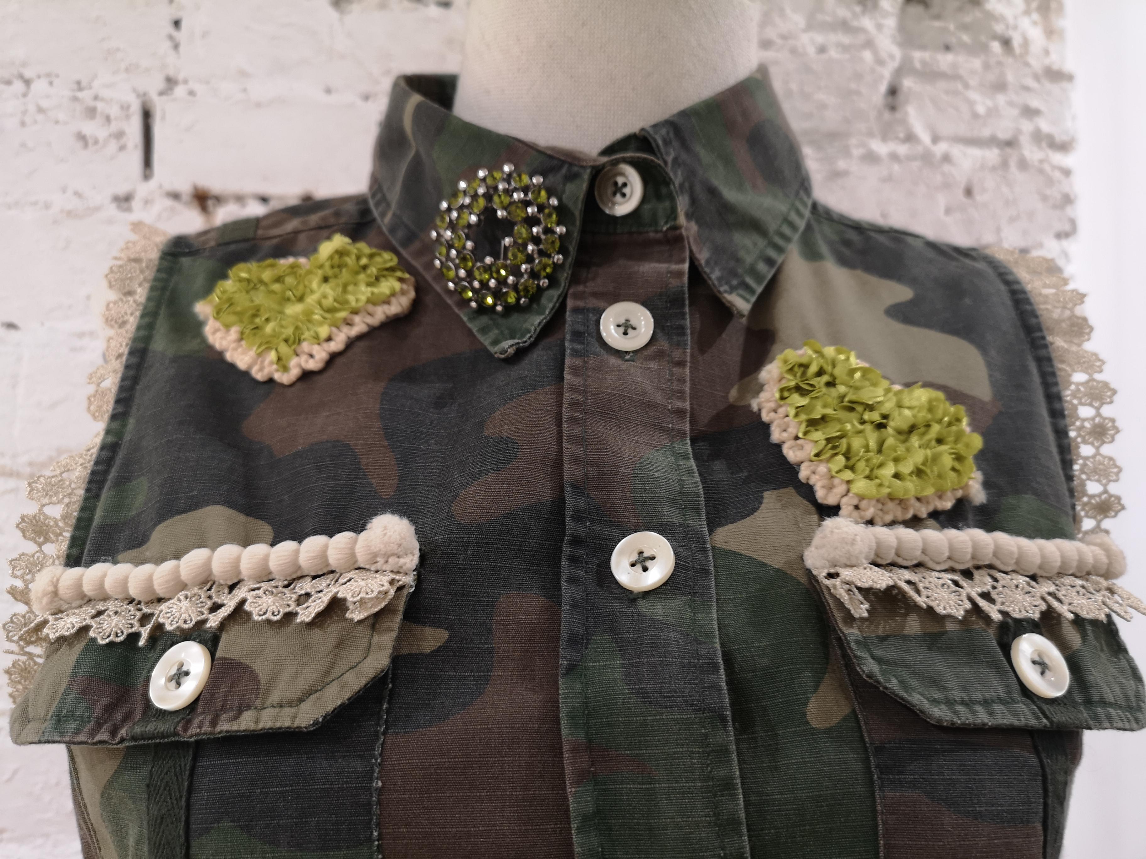 SOAB Camouflage swarovski gilet 11