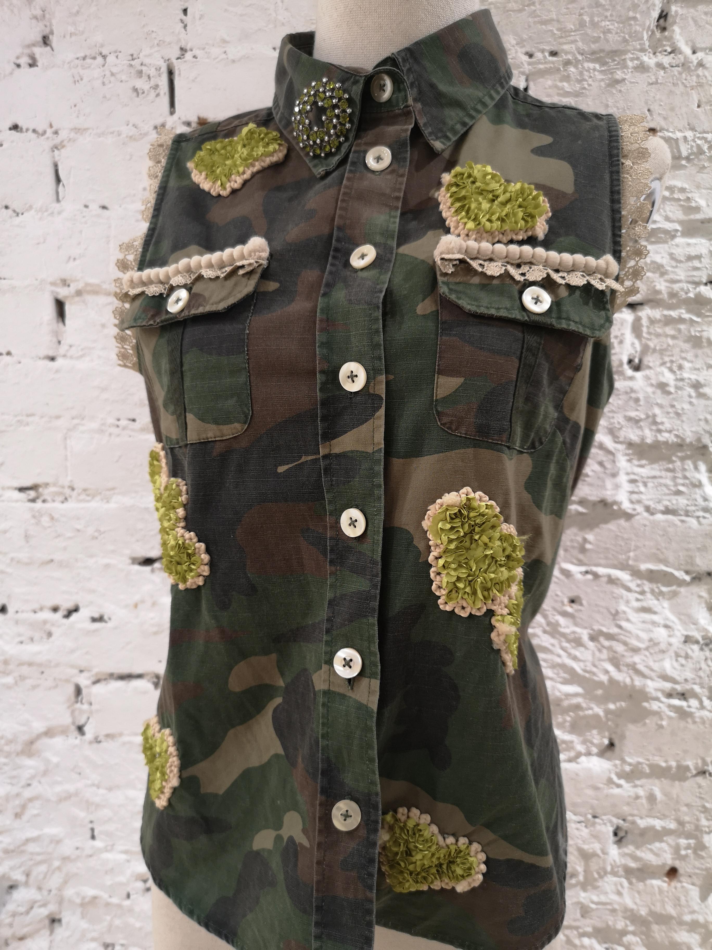 SOAB Camouflage swarovski gilet 12