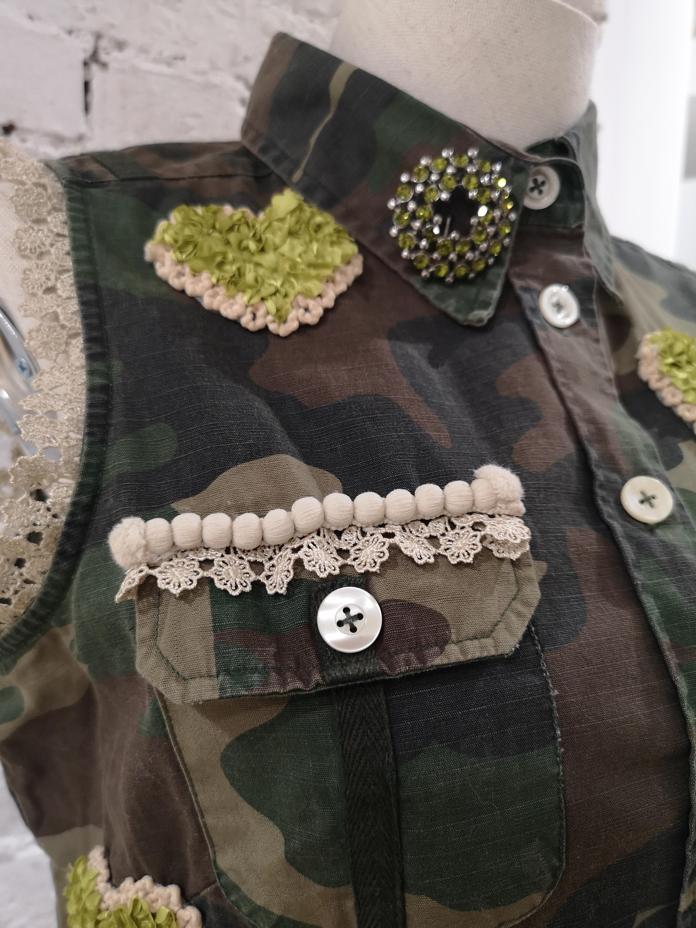 Women's SOAB Camouflage swarovski gilet
