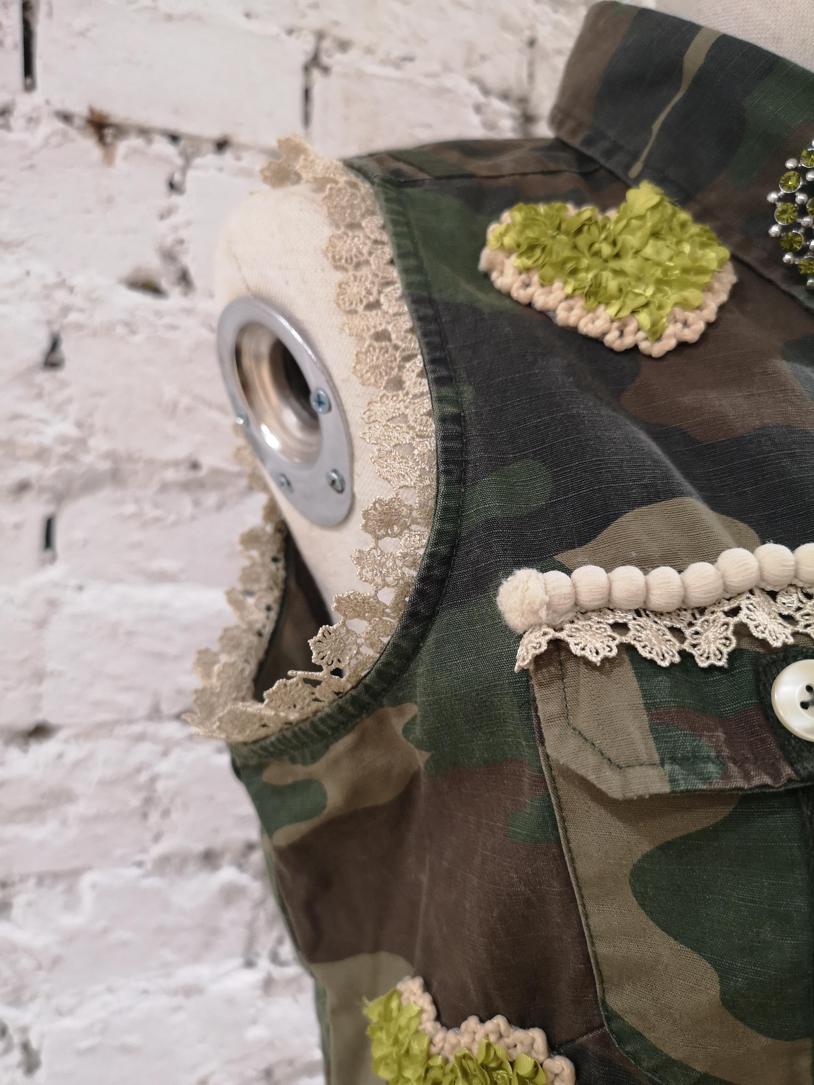 SOAB Camouflage swarovski gilet 1