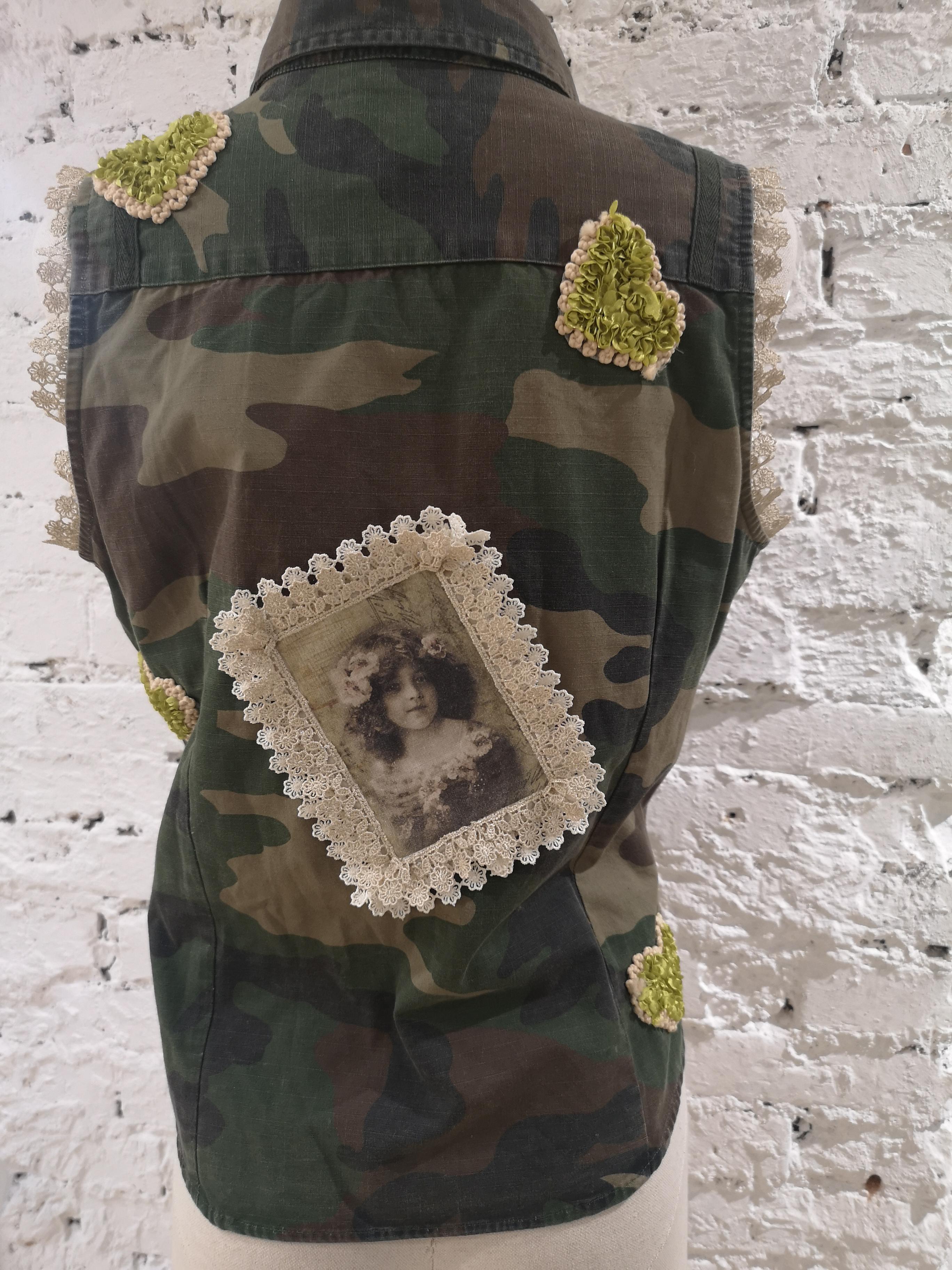 SOAB Camouflage swarovski gilet 3