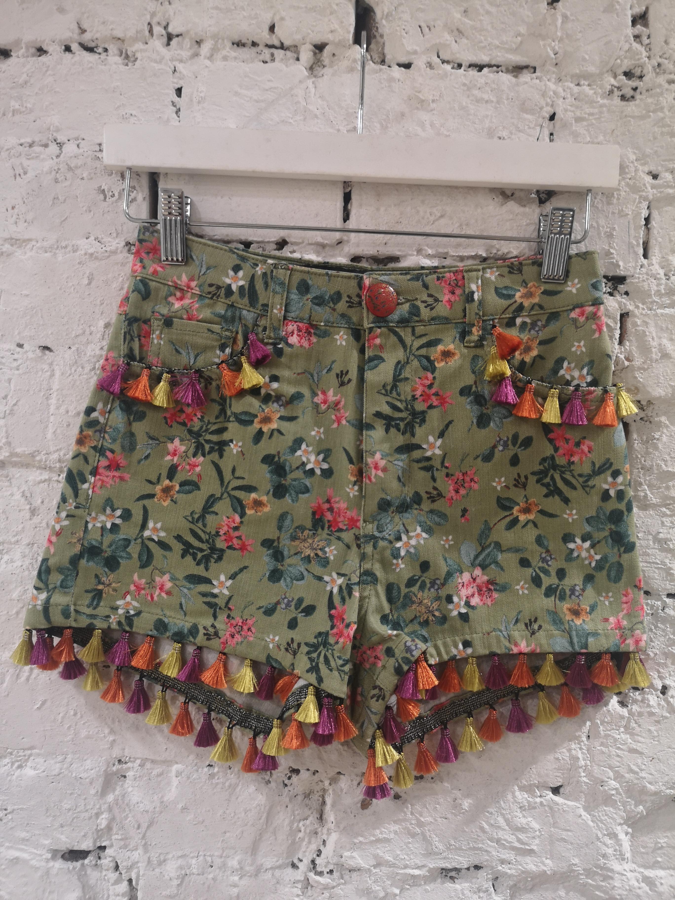 SOAB green flowers shorts 15