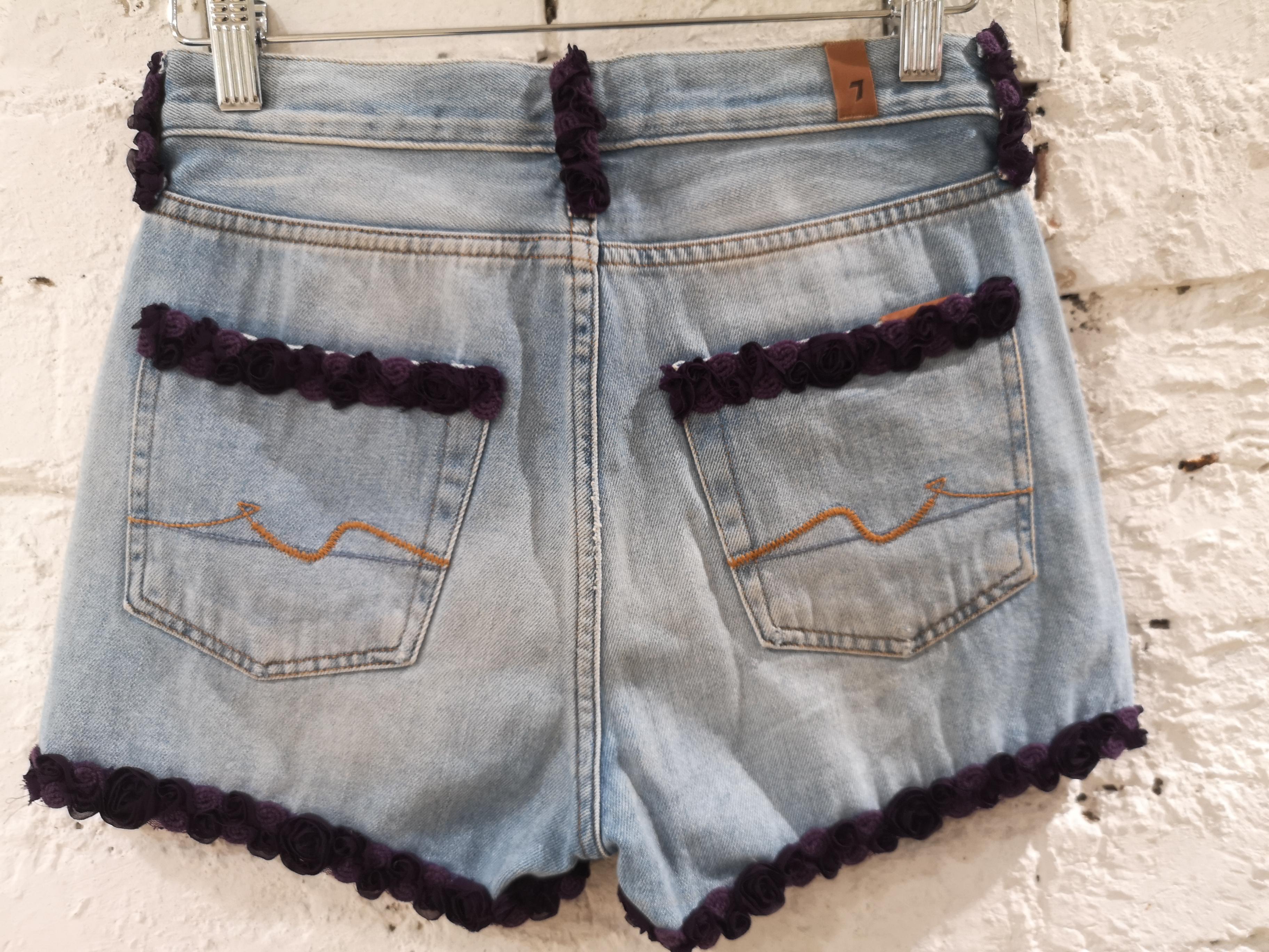 SOAB light blue cotton denim shorts 2