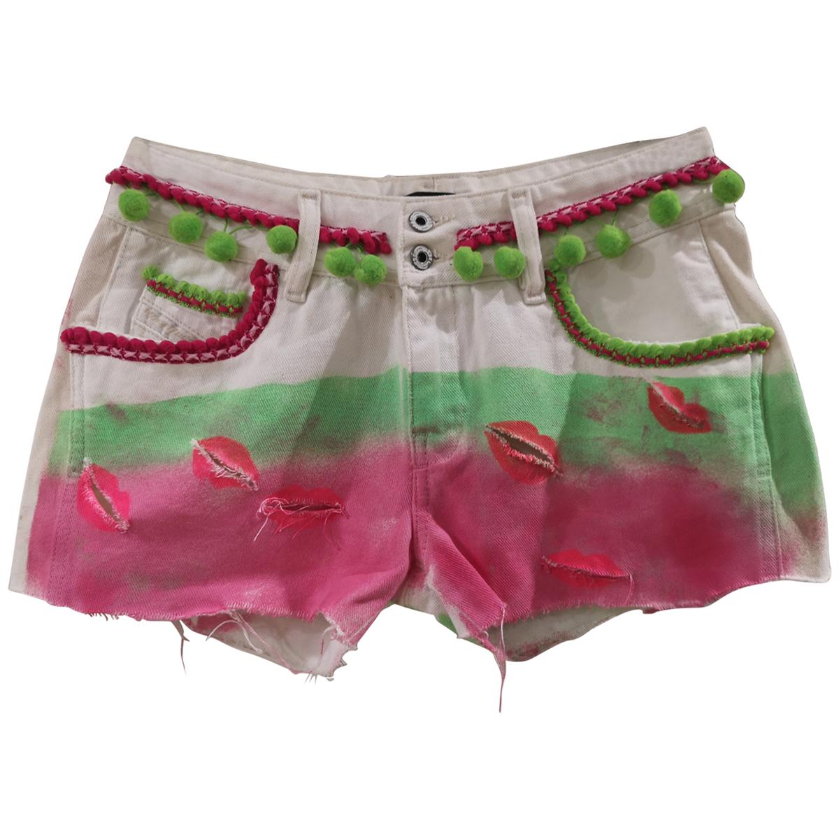 Ladie's Embroidry Shorts - P30173