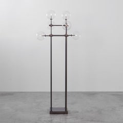 Soap 6 Black Gunmetal Floor Lamp by Schwung