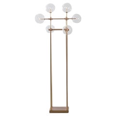 Soap 6 Brass Floor Lamp by Schwung