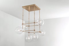 Soap 6 DT Brass Chandelier by Schwung