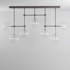 Soap B7 MD Black Gunmetal Chandelier by Schwung