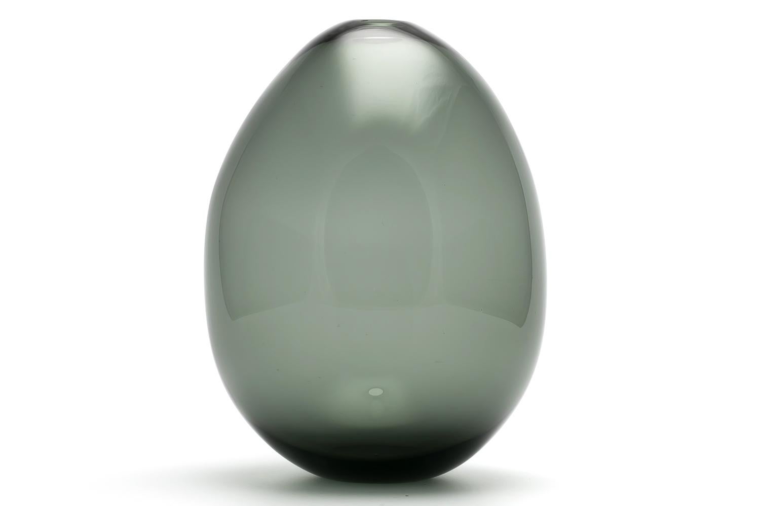 Scandinave moderne VASE DE BUBLES (GREY) L KF113 / Nuutajarvi en vente