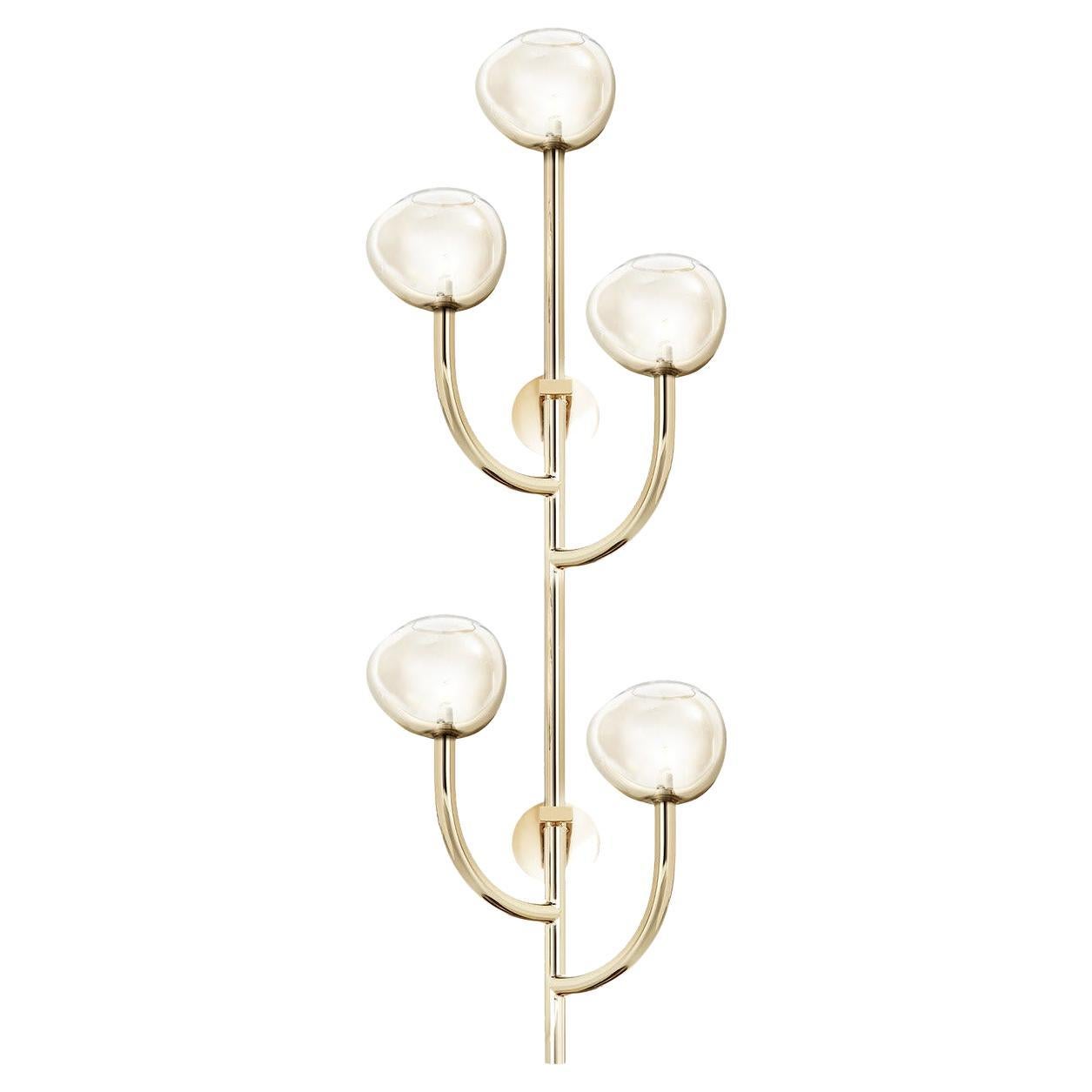 Soap Bubbles 5-Light Sconce For Sale