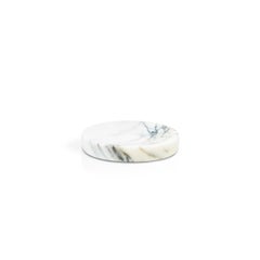 Handmade Rounded Soap Dish in Paonazzo Marble