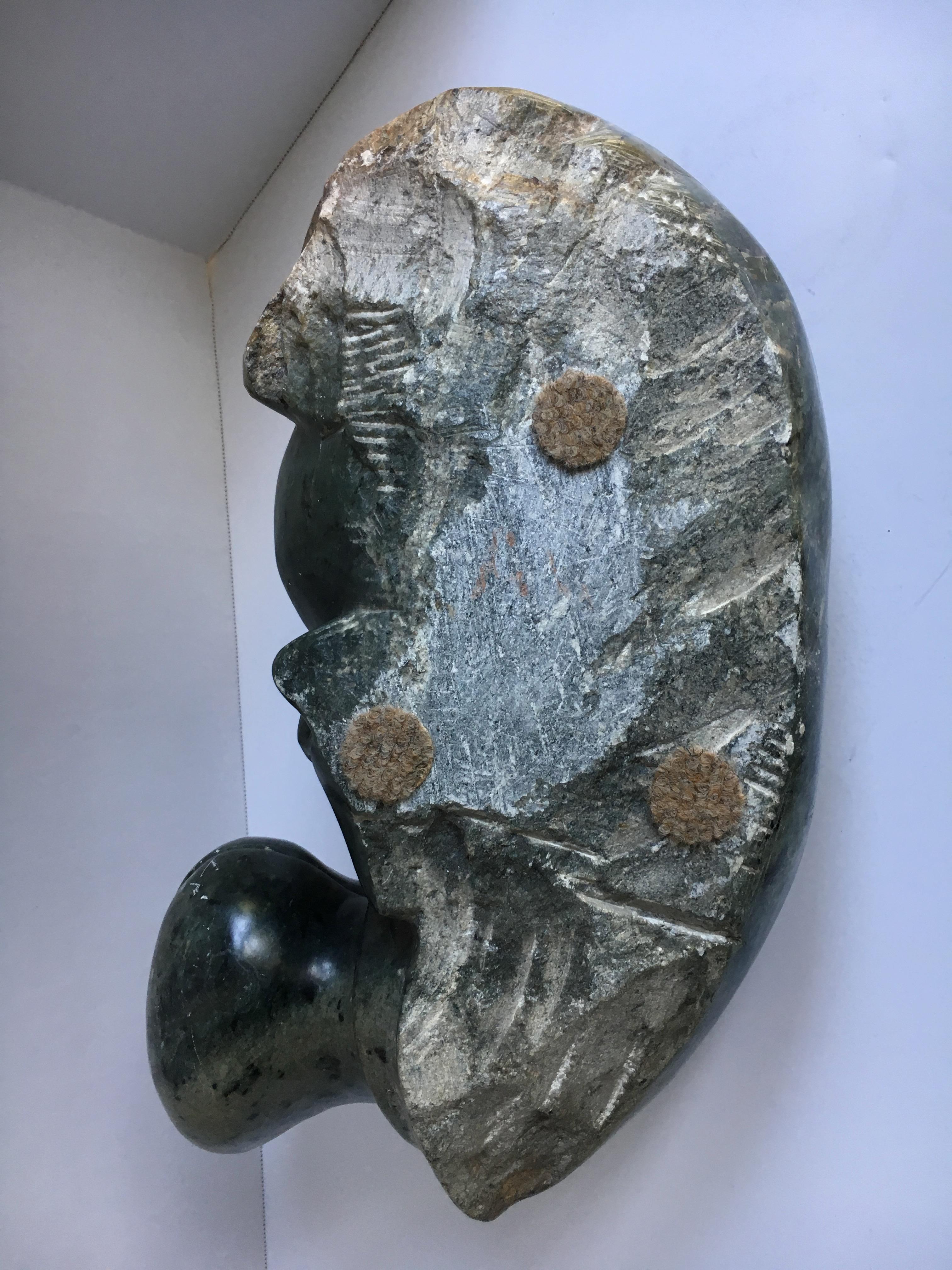 Soap Stone Jadeite Sculpture of a Hippopotamus In Good Condition In Los Angeles, CA