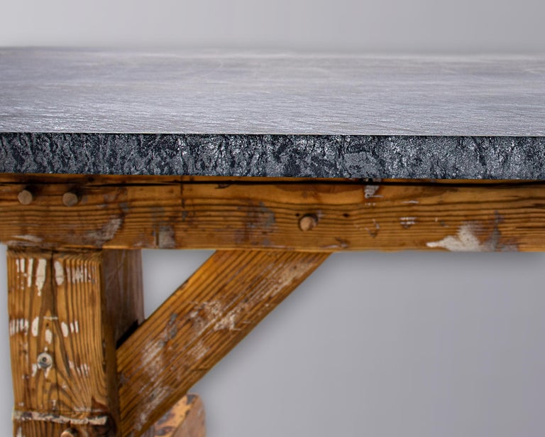 Soap Stone Leathered Dining Table at 1stDibs soapstone dining table