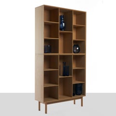 Soaped Oak Shelving System by Peter Hvidt for Søborg Møbler