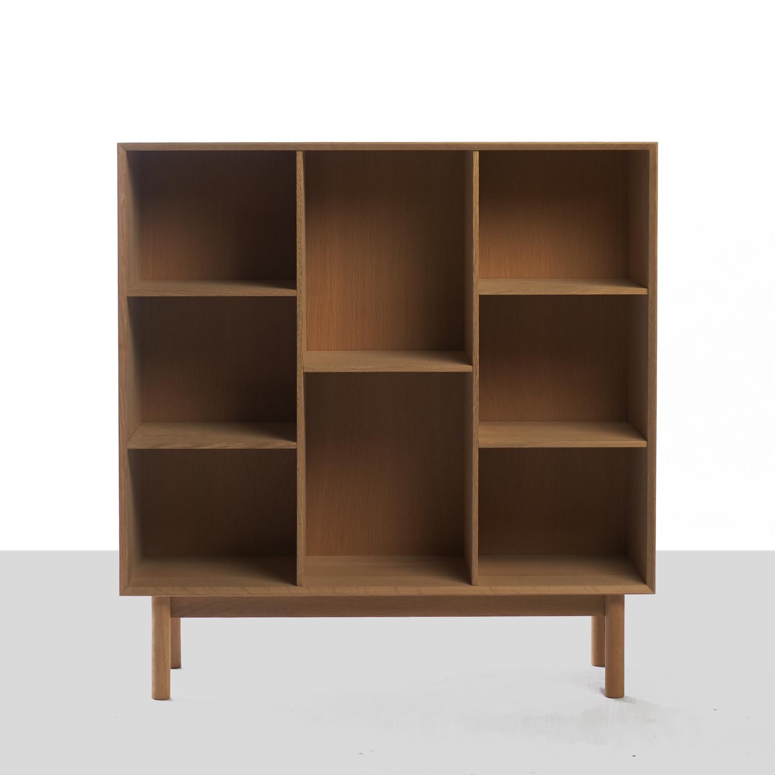 Soaped Oak Shelving System by Peter Hvidt for Søborg Møbler For Sale 1