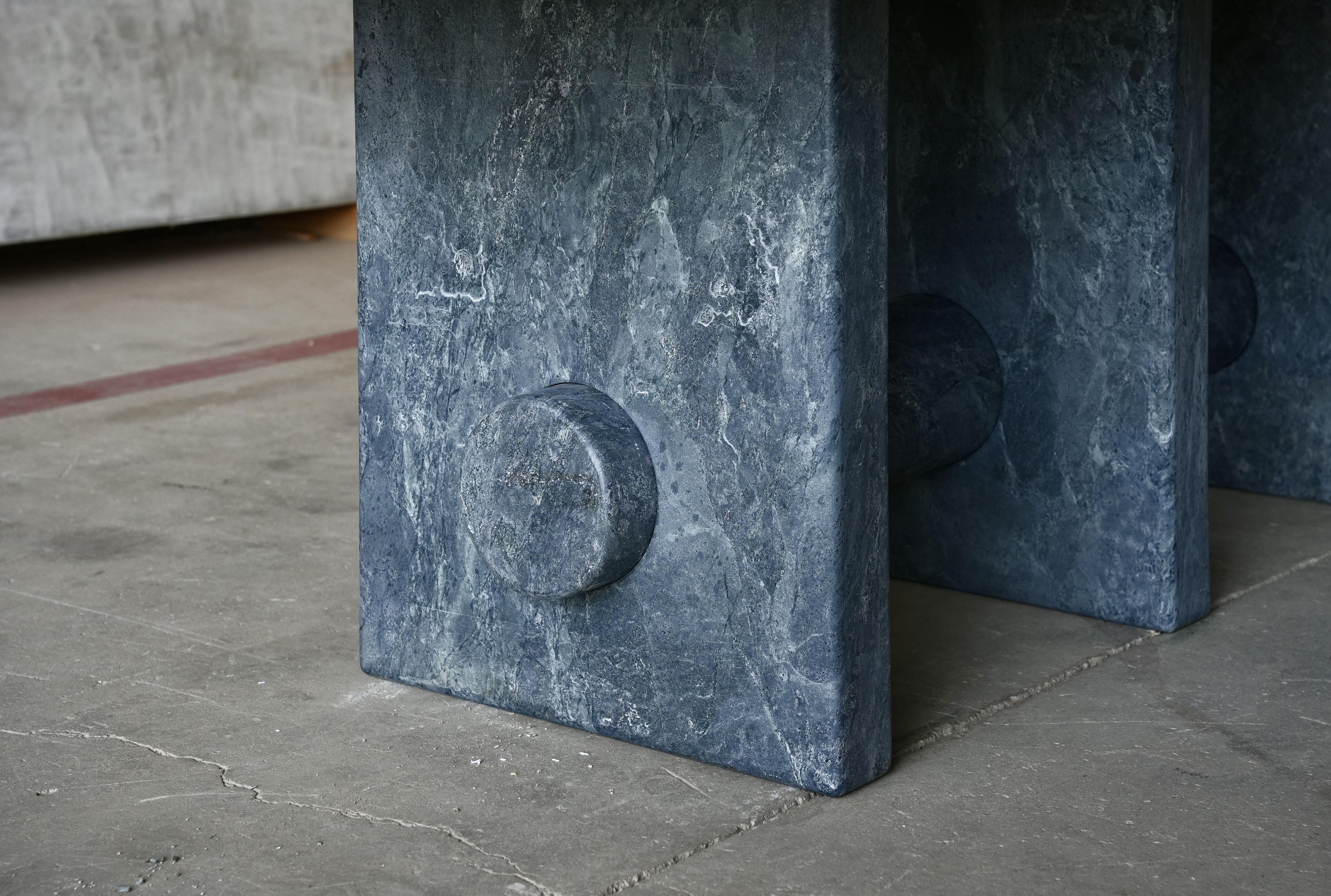 Table de salle à manger Relevo en pierre ollaire, Giorgio Bonaguro Neuf - En vente à Geneve, CH