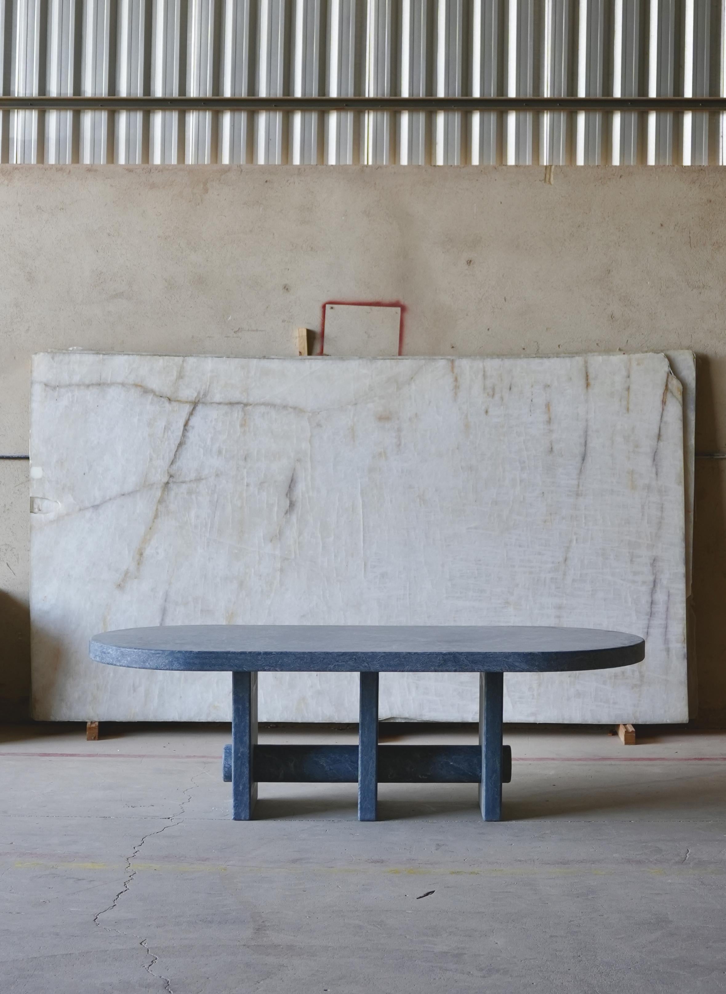 Table de salle à manger Relevo en pierre ollaire, Giorgio Bonaguro en vente 1