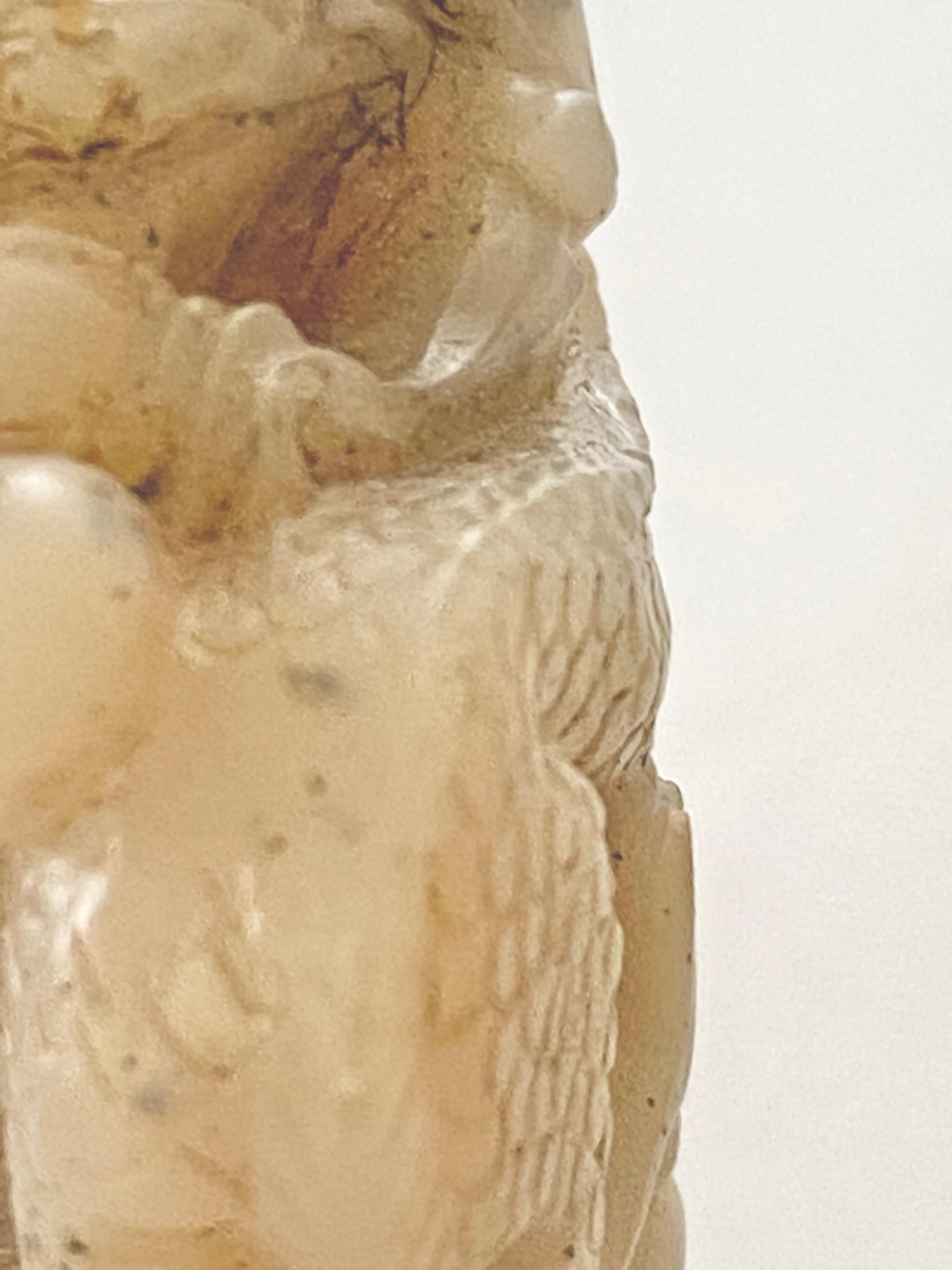 Sceau en grès savon, sculpté et poli, Chine, 1930, période de la République, Chine 1930 Bon état - En vente à Auribeau sur Siagne, FR