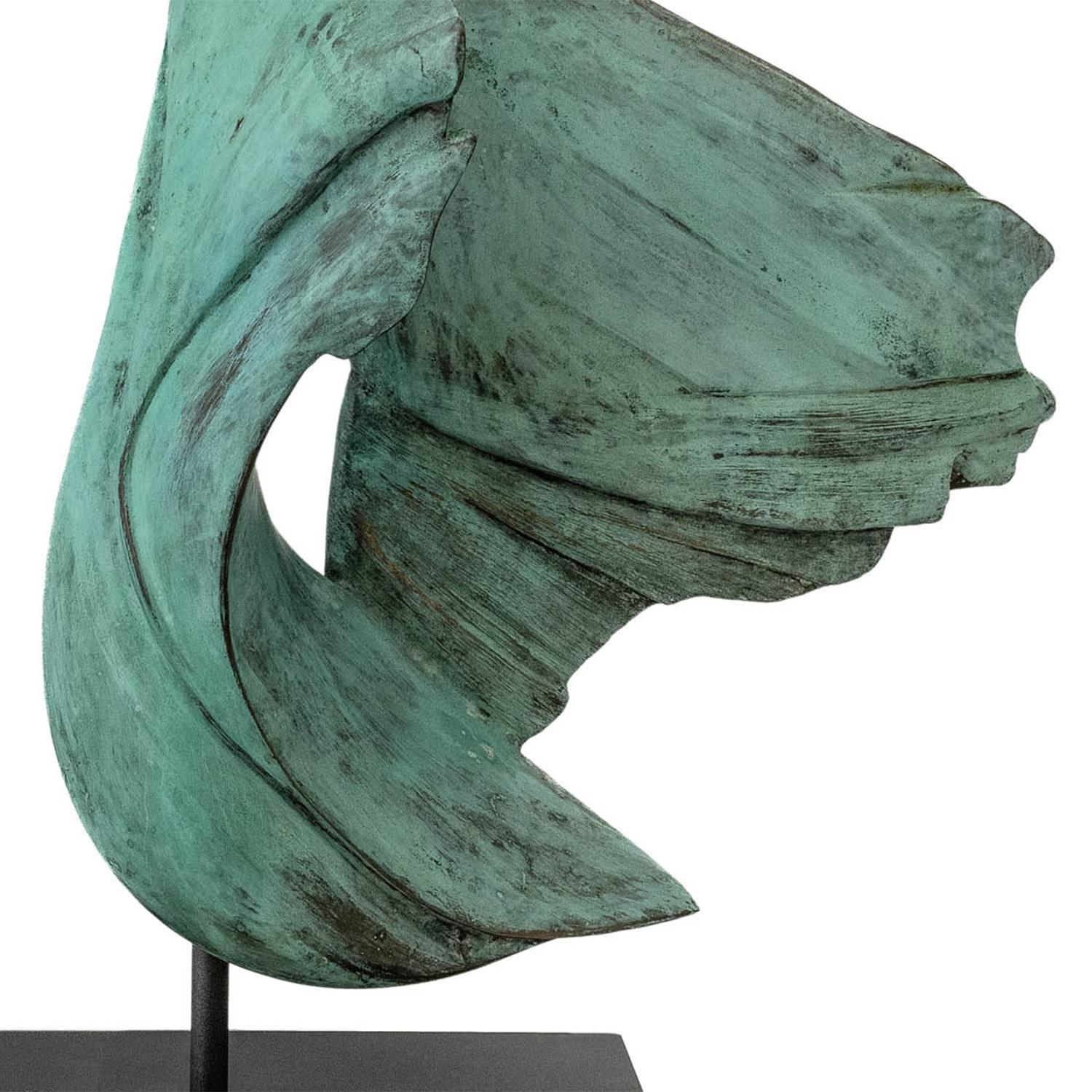 Fatto a mano Scultura in bronzo slanciata in vendita