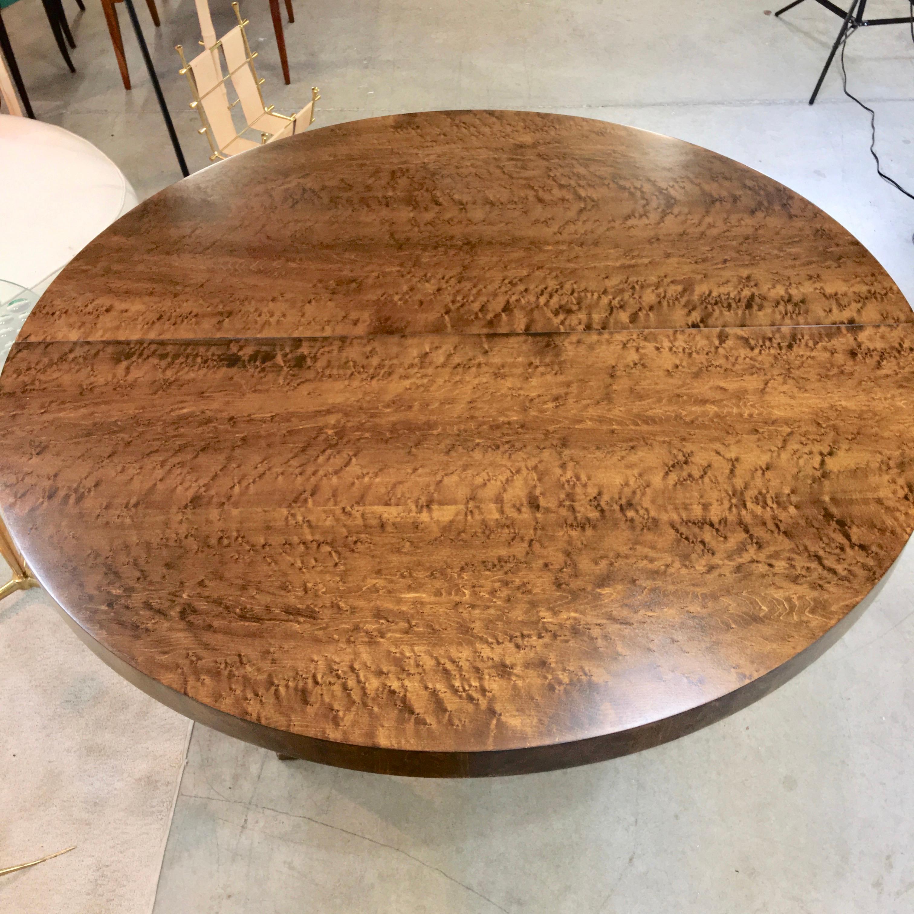 Walnut Soaring Seagulls Dining Table by Adolfo Genovese For Sale