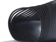 Soave Lounge by Piegatto, a Sculptural Chair