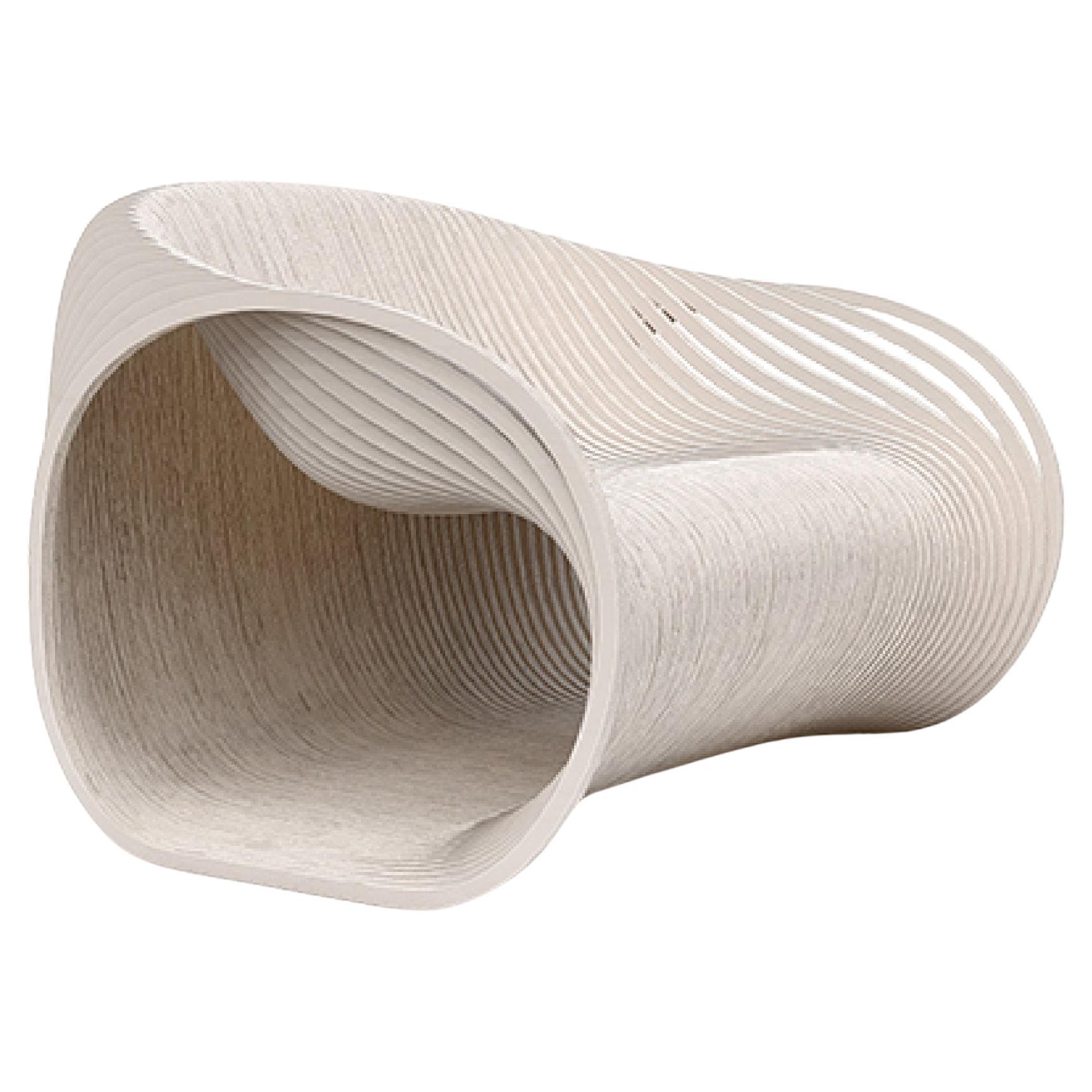 Soave Lounge by Piegatto, a Sculptural Chair